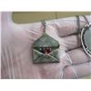 Image 3 : (4) Necklaces - (2) With Pendants - (1) Stamped .835