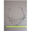 Image 1 : Gold Tone Necklace Multi Coloured Pearls.