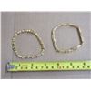 Image 1 : (2) Gold Coloured Bracelets (Both Have Stamps)