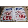 Image 1 : (11) 1970-80's Grocery Store Price Busters Posters. (36" X 24")