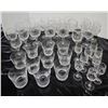 Image 1 : Royal Doulton "Claredon" Crystal Set . 35 Pieces.