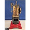 Image 1 : 339. Rare Fleischmann "105-1" Brass & Tin Toy Steam Engine - Germany