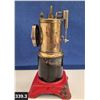 Image 3 : 339. Rare Fleischmann "105-1" Brass & Tin Toy Steam Engine - Germany