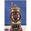 Image 5 : 339. Rare Fleischmann "105-1" Brass & Tin Toy Steam Engine - Germany