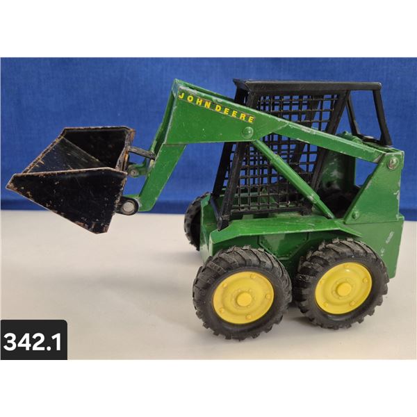 342. Diecast Ertl Rare Metal Skid Steer - 9 inches long