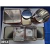 Image 4 : 391. Set of 4 MCM Kitchen Cannisters - very clean inside