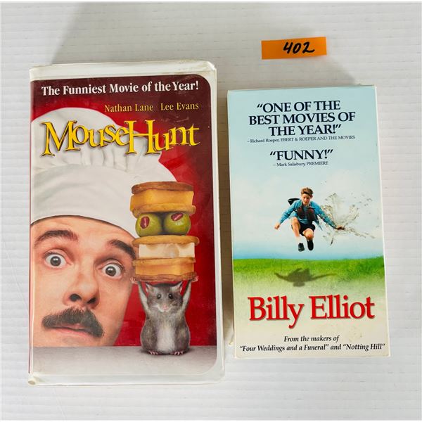 Mouse Hunt & Billy Elliot VHS