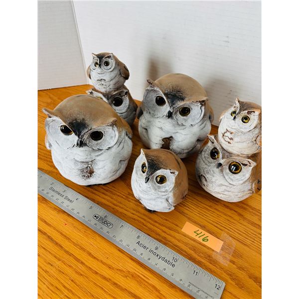 4 Piece Owl Set