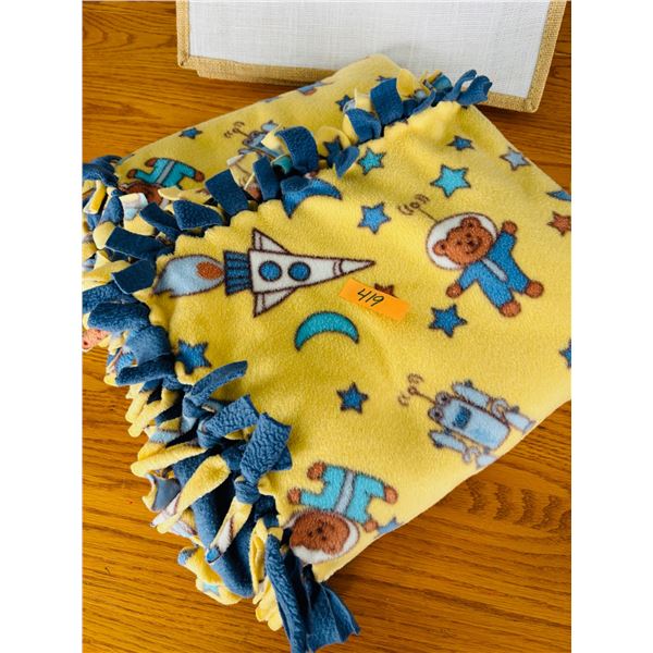 Large Fleece Homemade Blanket