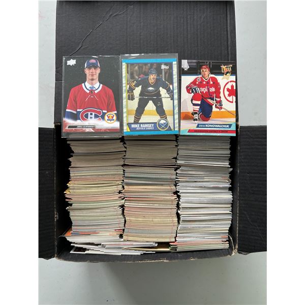 Box of Assorted Hockey Cards