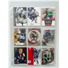 Image 1 : Serial Numbered Rookie Cards - 1 Sheet (9 Hockey Cards)