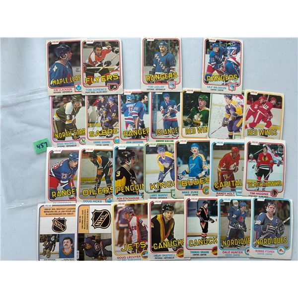 1981-82 OPC Hockey Cards (25)