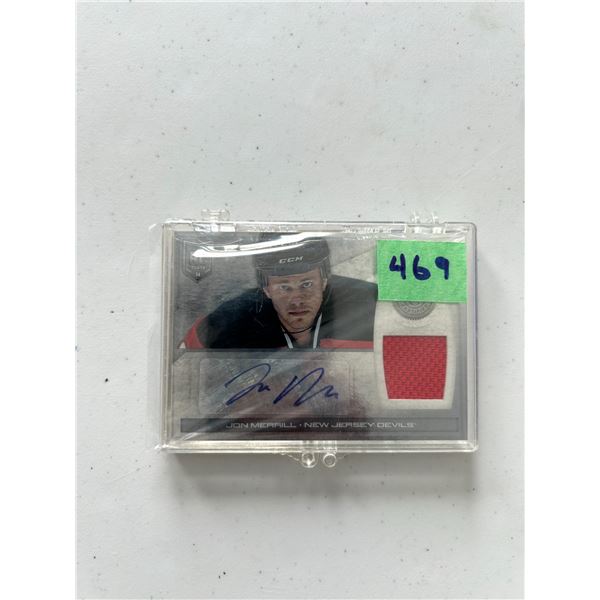 Jon Merrill - Autographed Rookie Jersey Card