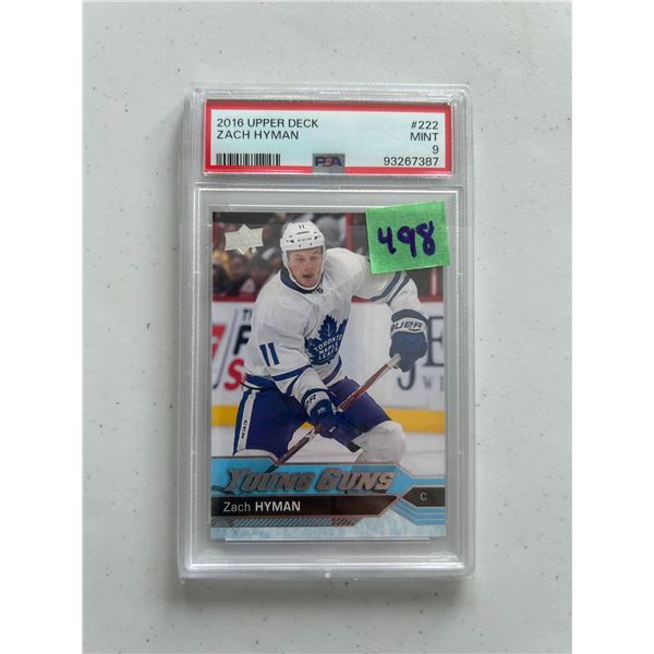 Zach Hyman -  Young Guns Rookie Card - Graded Mint