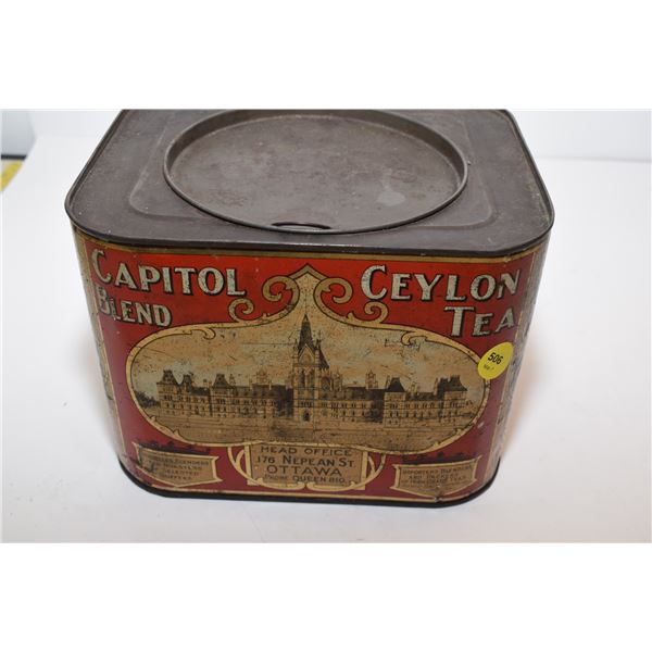Capitol Tea Tin