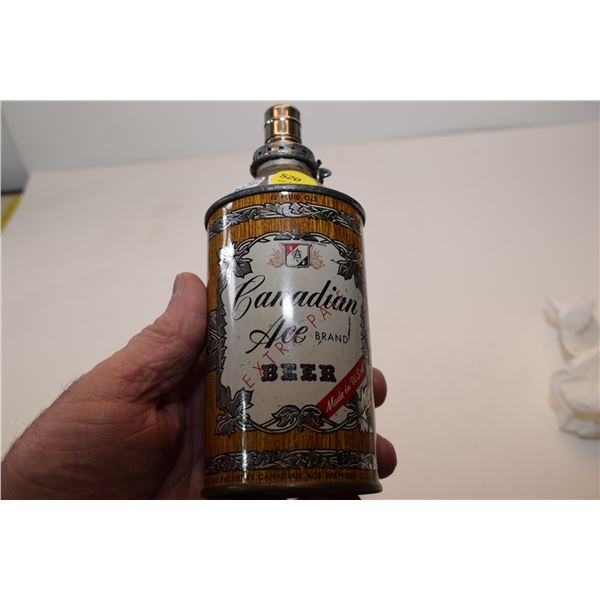 Cone Top Beer Tin w/ Lighter