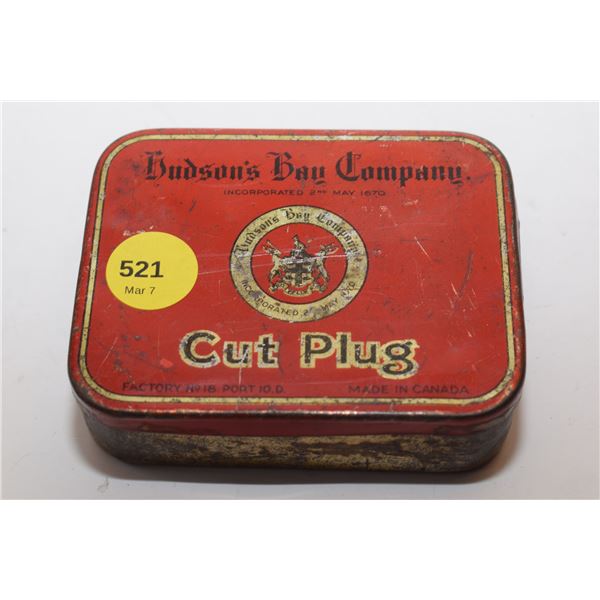 Hudson’s Bay Tobacco Tin