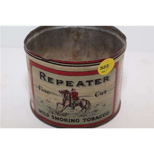 Repeater Tobacco Tin (No Lid)