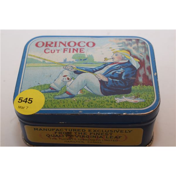 Orinoco Tobacco Tin