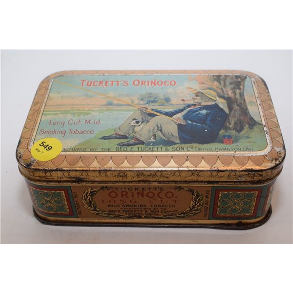 Orinoco Tobacco Tin