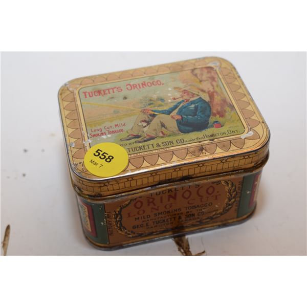 Orinoco Tobacco Tin