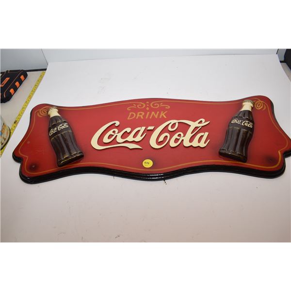 Wooden Coca Cola Sign