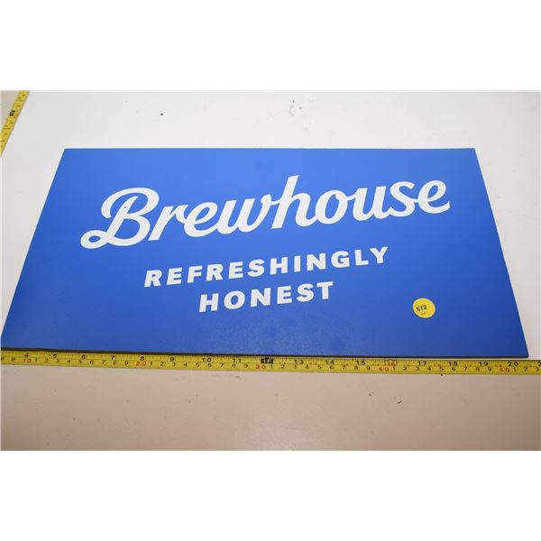 Brewhouse Wooden Beer Sign