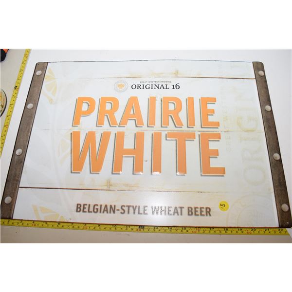 Tin Beer Sign