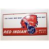 Image 3 : Heavy Porcelain Fantasy Red Indian 2-sided Rack Sign