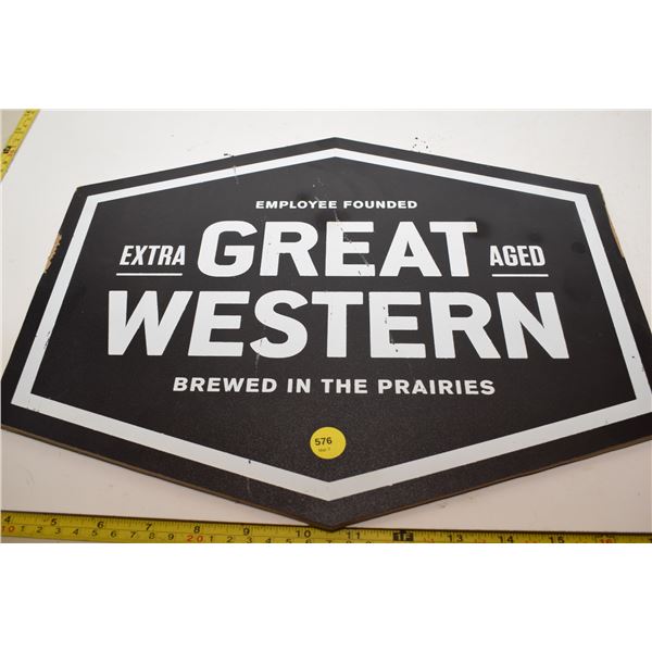 Wooden Beer Sign