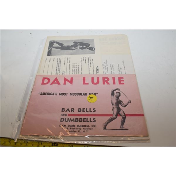 Antique Weightlifting Paper