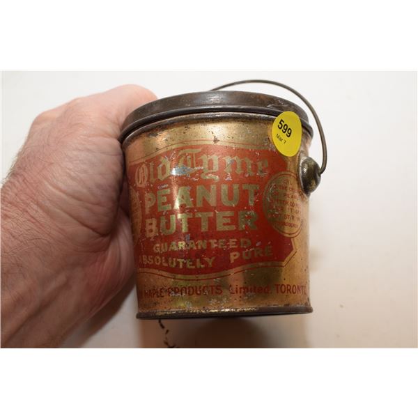 Old Tyme Peanut Butter Tin