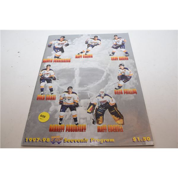 1997 Saskatoon Blades Program