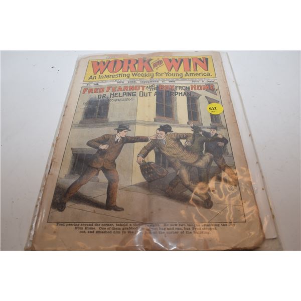 1909 Work & Win Boy’s Magazine