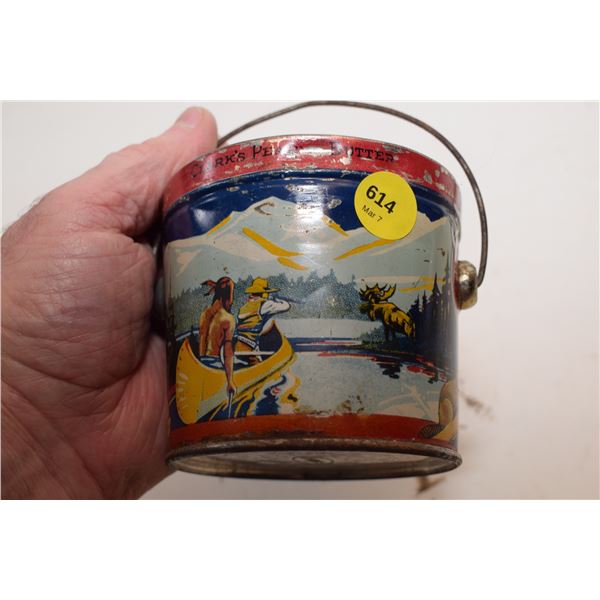 W Clark Montreal Peanut Butter Tin
