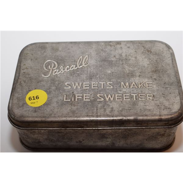 Pascall Candy Tin