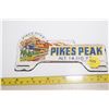 Image 1 : Porcelain Pikes Peak Fantasy Licence Plate Topper