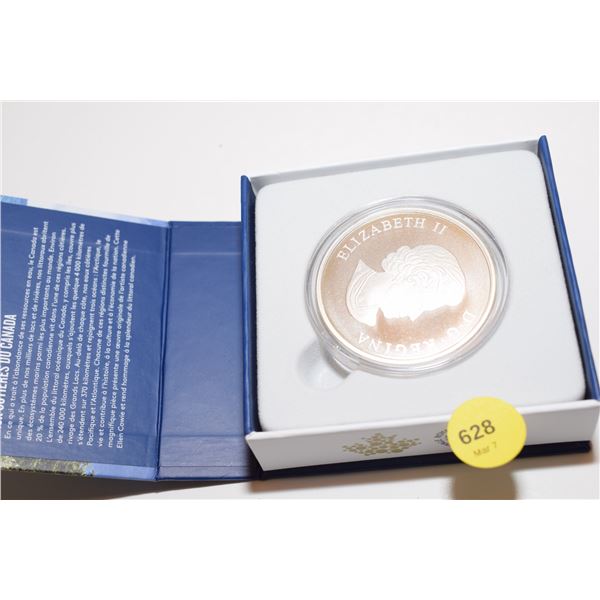2015 Canada $200 Fine Silver Coin “Costal Waters”