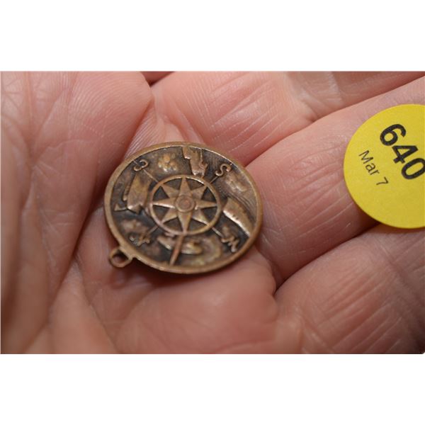 St. Christopher Compass Coin