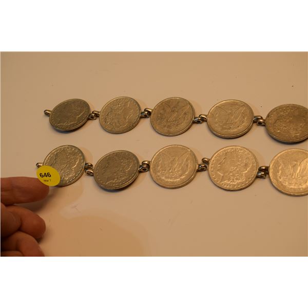 Faux USA Silver Dollar Jewelry