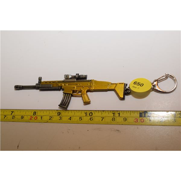 Rifle Keychain - Metal