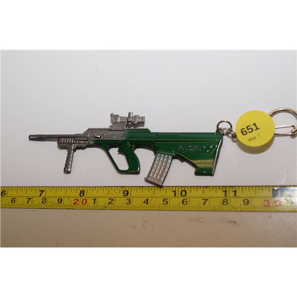 Rifle Keychain - Metal