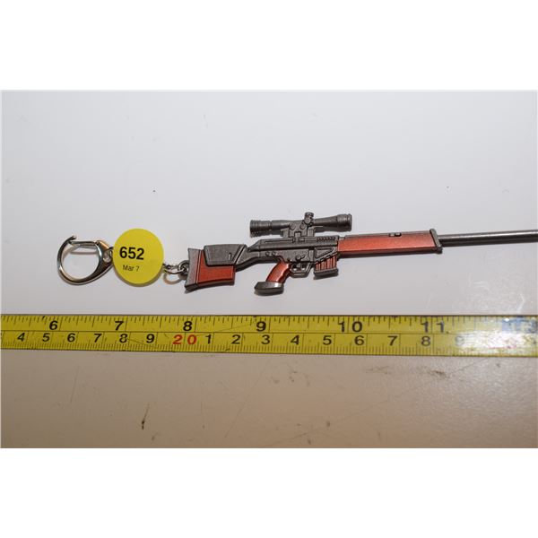 Rifle Keychain - Metal