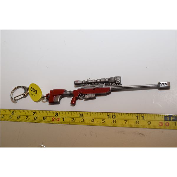 Rifle Keychain - Metal