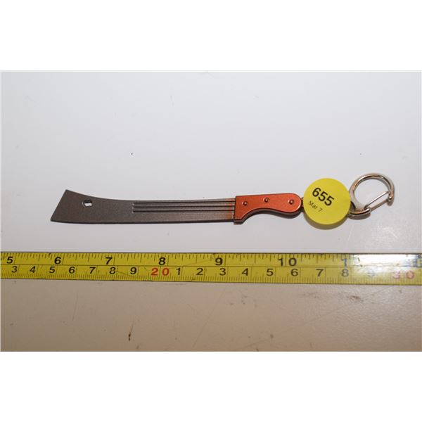 Machete Keychain – Metal