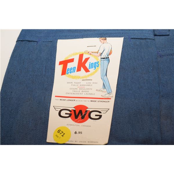 NOS GWG Teen King Jeans