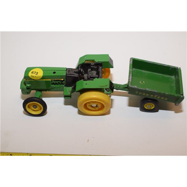 John Deere Toy Tractor & Trailer