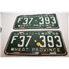 Image 1 : 1956 Sask Farm License Plate
