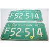 Image 1 : 1969 Sask Farm License Plate