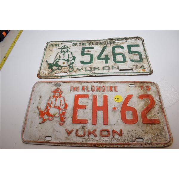 1974 & 1979 Yukon License Plate